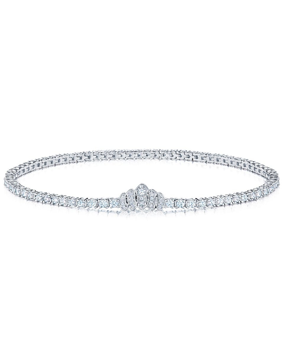 KWIAT-Signature Diamond Line Bracelet-WHITE GOLD