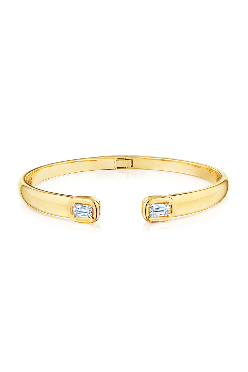East West Bezel Twin Set Bangle