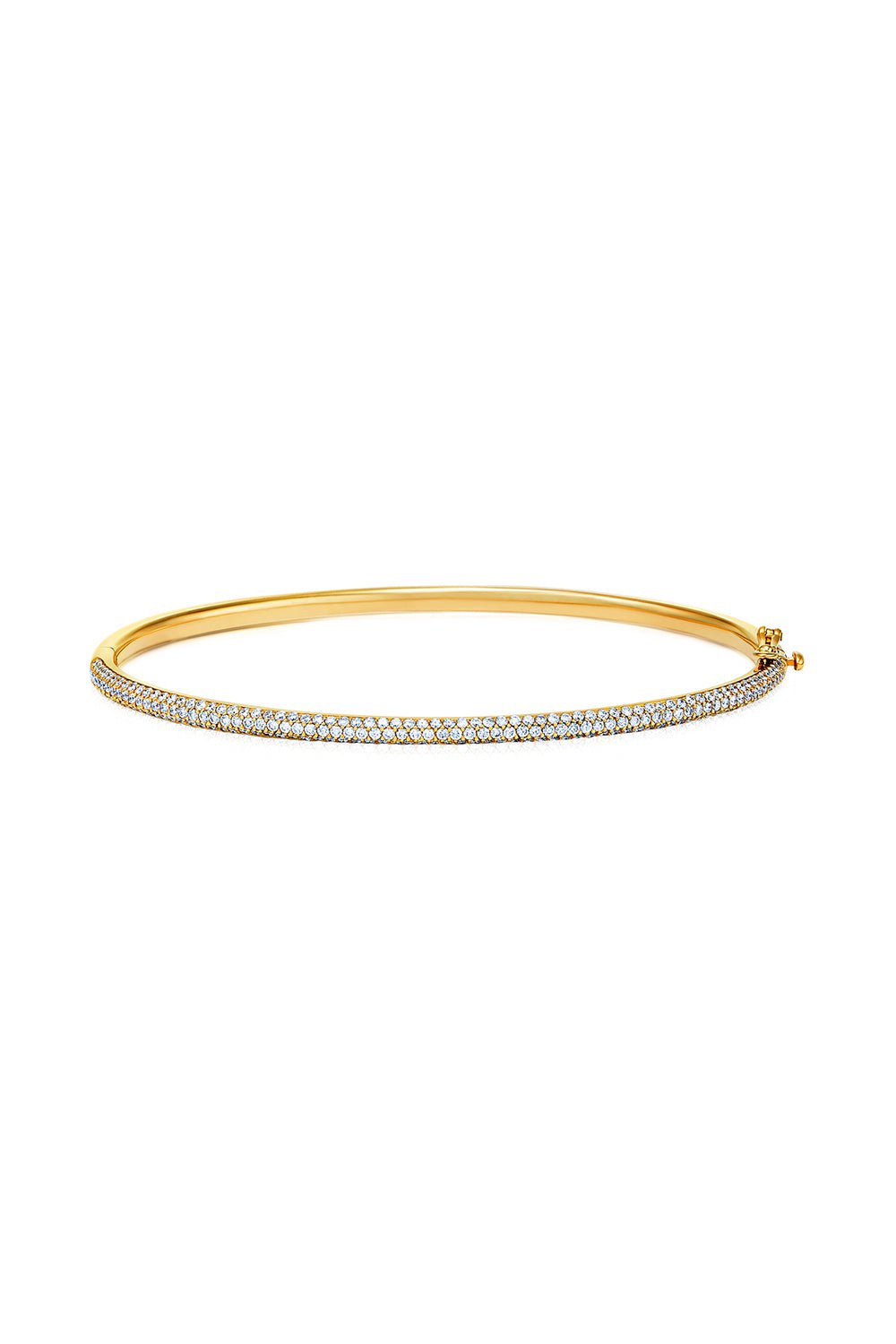 KWIAT-Moonlight 3-Row Slim Bangle-YELLOW GOLD