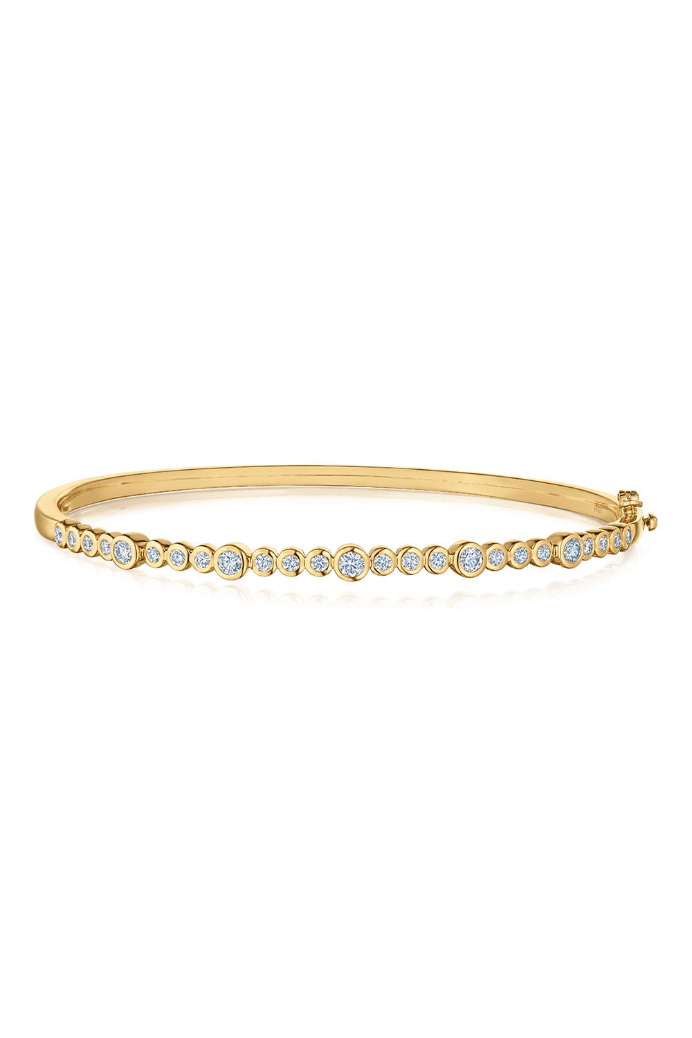 KWIAT-Portofino Confetti Diamond Bangle-YELLOW GOLD