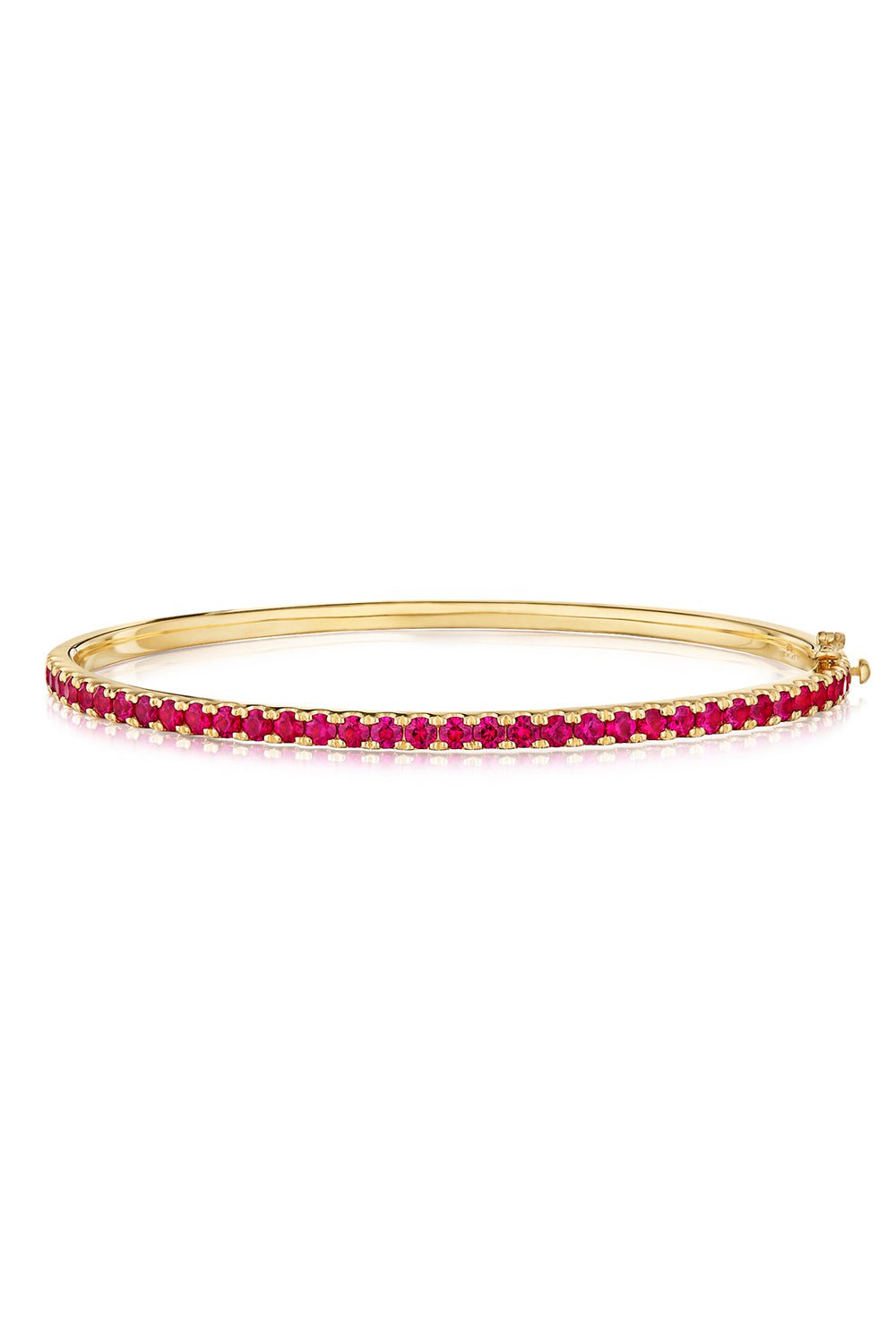 KWIAT-Ruby Bangle Bracelet-YELLOW GOLD