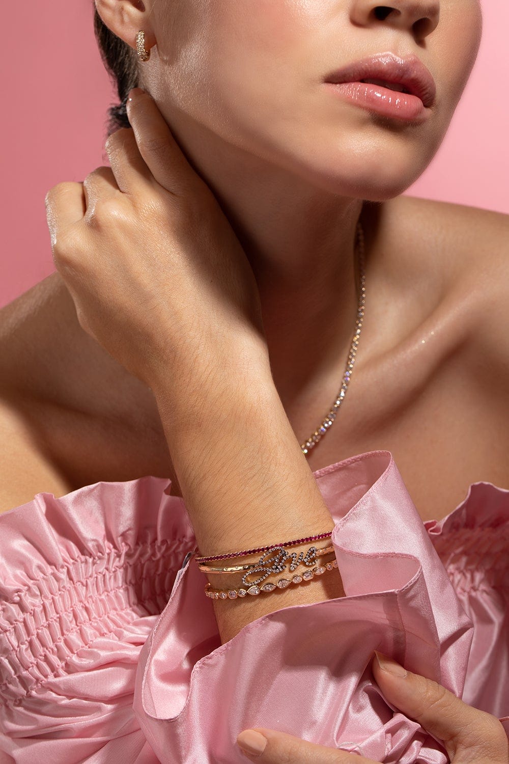KWIAT-Ruby Stackable Bangle-YELLOW GOLD