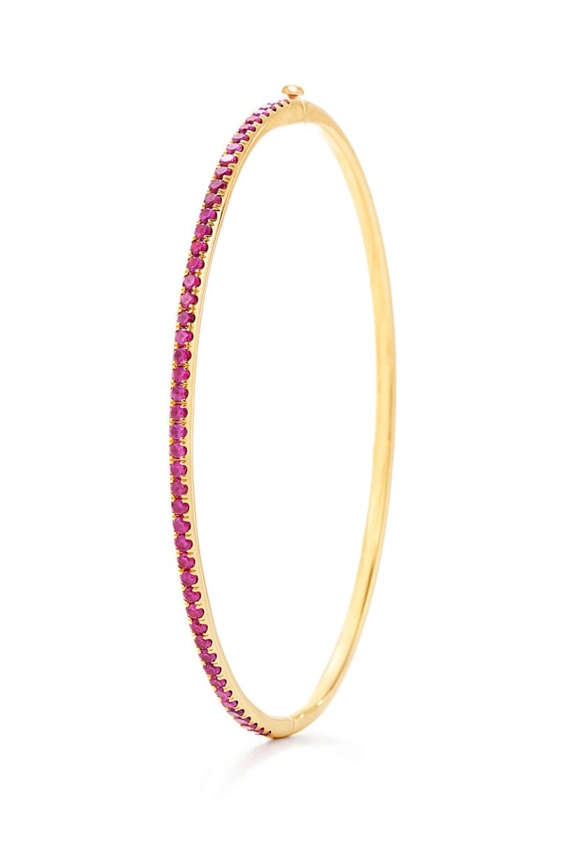 KWIAT-Ruby Stackable Bangle-YELLOW GOLD