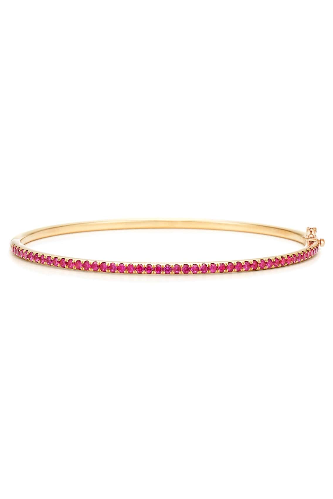 KWIAT-Ruby Stackable Bangle-YELLOW GOLD