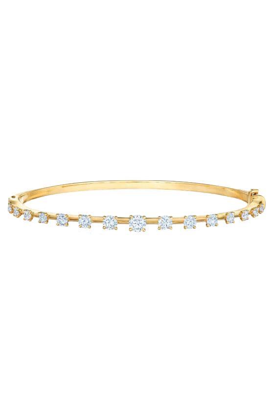 Starry Night Bangle - Yellow Gold-YELLOW GOLD-JEWELRYFINE JEWELBRACELET O-KWIAT