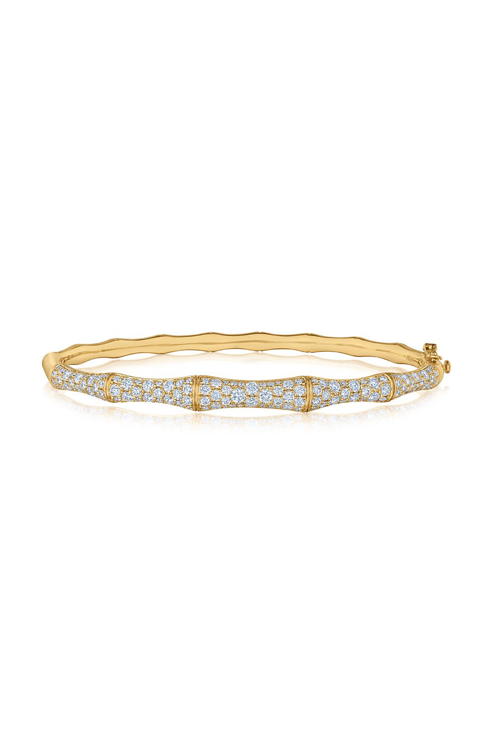 KWIAT-Zen Diamond Bangle-YELLOW GOLD