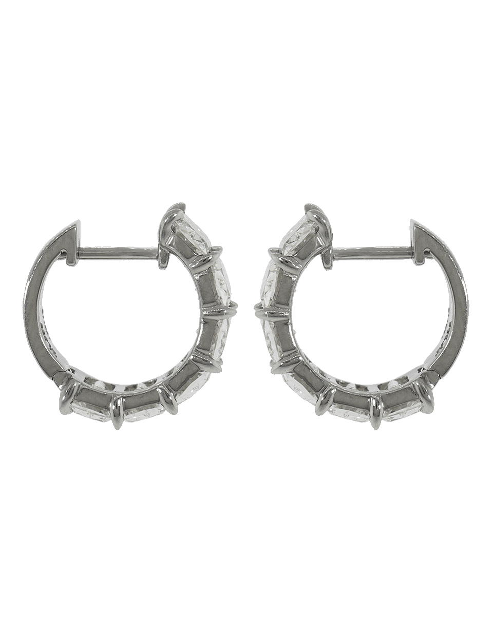 KWIAT-Ashoka Diamond Huggies-PLATINUM