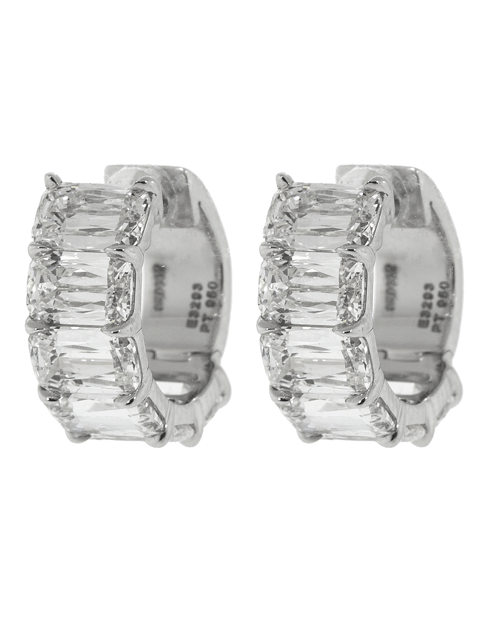 KWIAT-Ashoka Diamond Huggies-PLATINUM