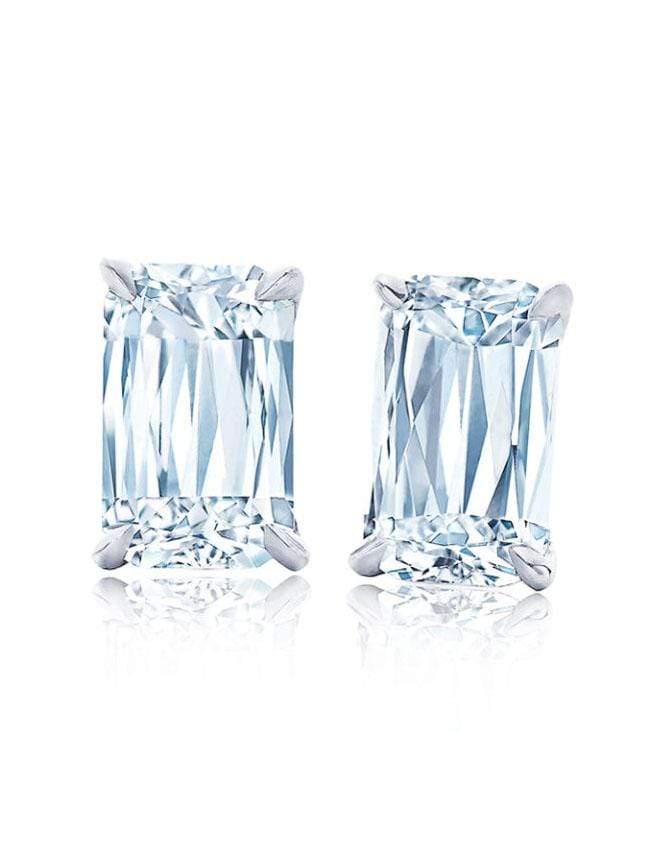 KWIAT-Ashoka Diamond Stud Earrings - 1.50ctw-PLATINUM