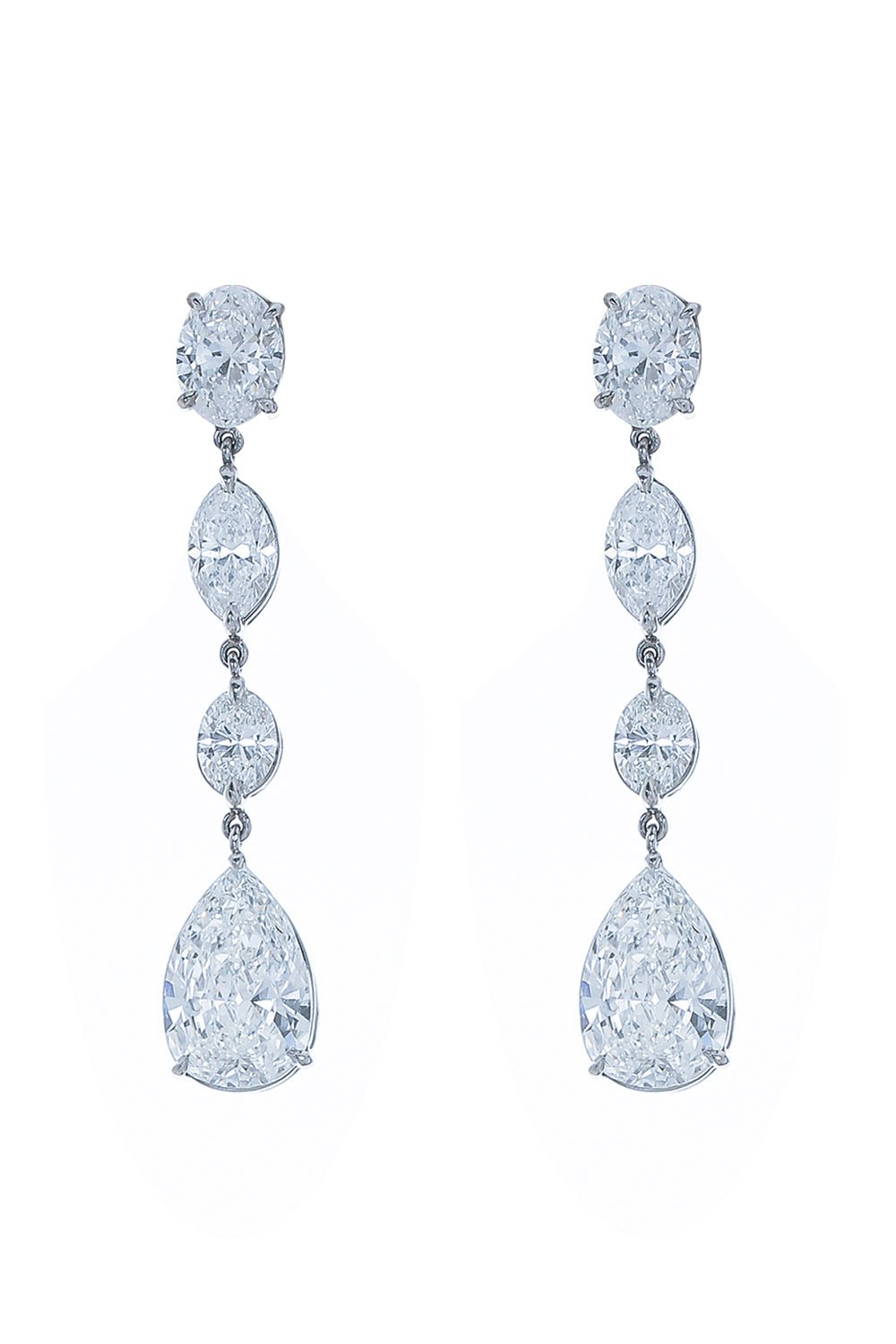KWIAT-Diamond Drop Earrings-PLATINUM