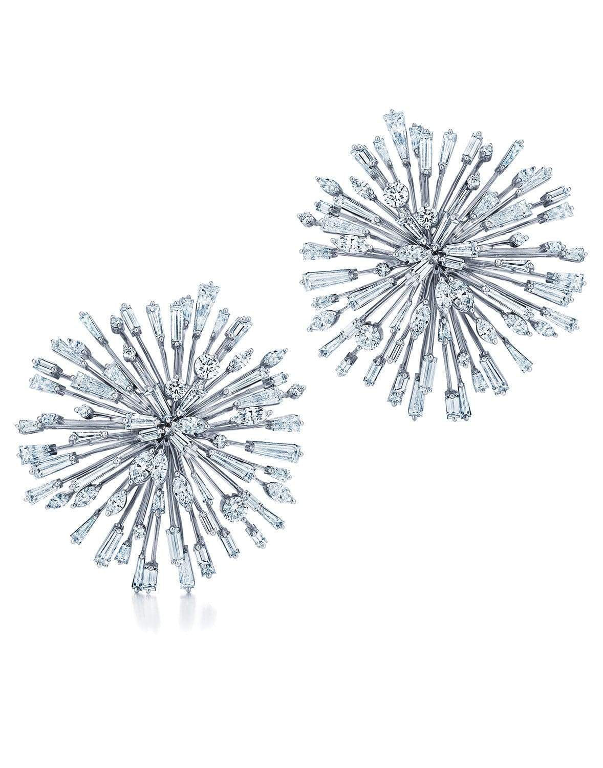 KWIAT-Legacy Fireworks Earrings-PLATINUM