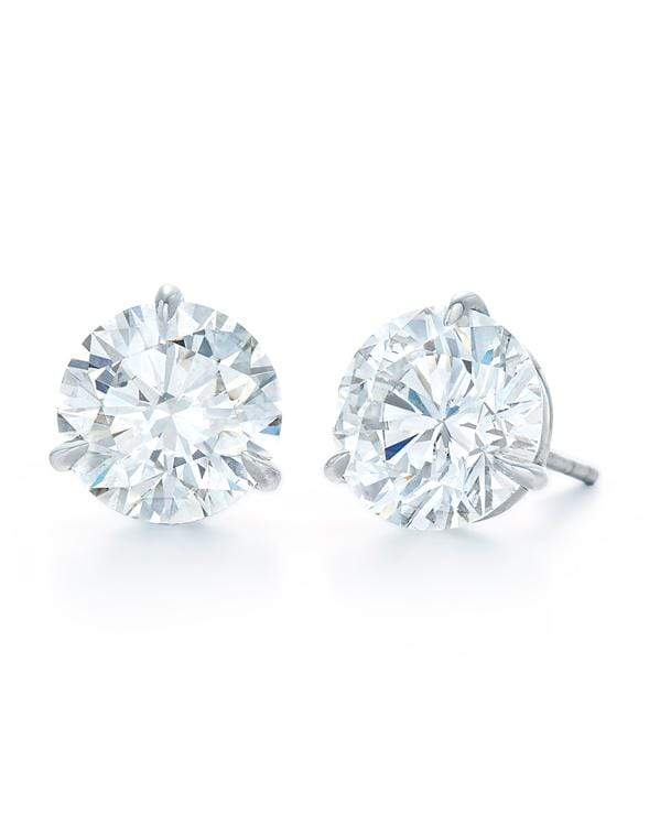 KWIAT-Round Brill Diamond Studs-PLATINUM