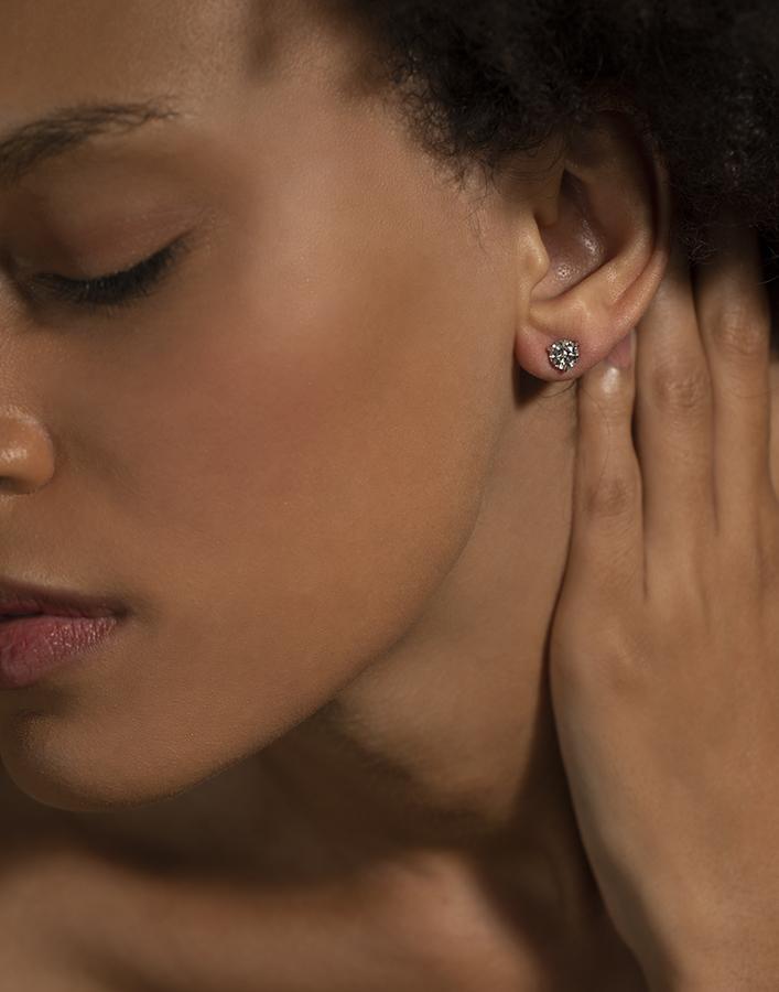 KWIAT-Round Diamond Studs 1.2ctw-PLATINUM