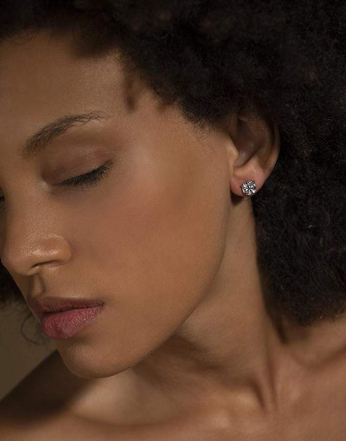 KWIAT-Round Diamond Studs 2.02ctw-PLATINUM