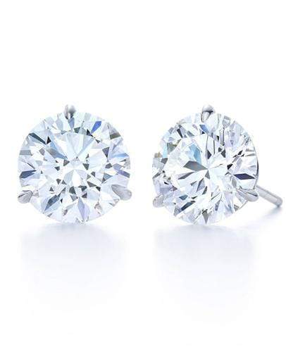 KWIAT-Round Diamond Studs 2.02ctw-PLATINUM