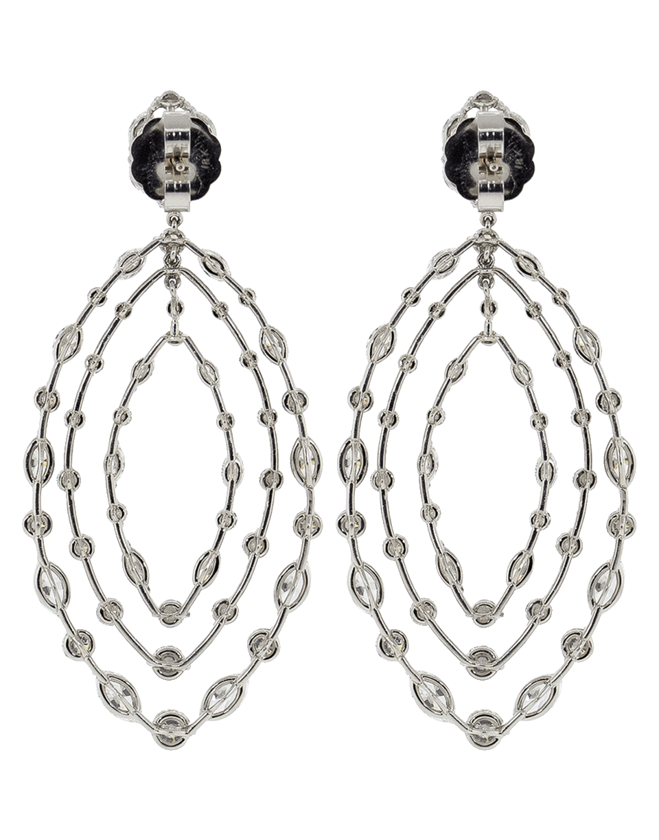 KWIAT-Starry Night Collection Diamond Earrings-PLATINUM