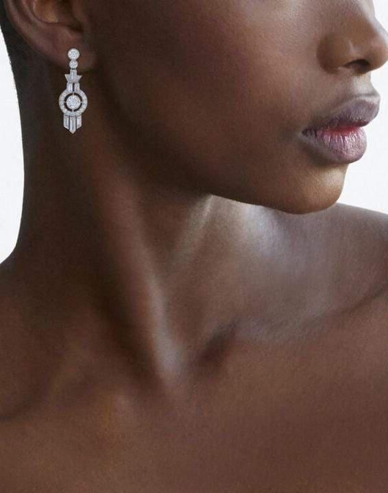 KWIAT-Splendor Diamond Circle & Fringe Pendant Earrings-WHITE GOLD