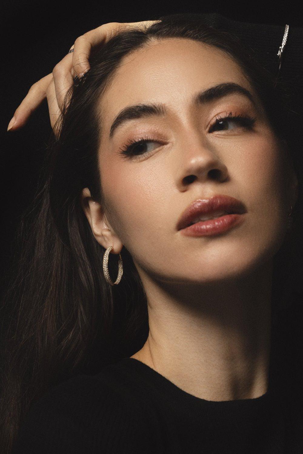 KWIAT-Moonlight Hoop Earrings-YELLOW GOLD