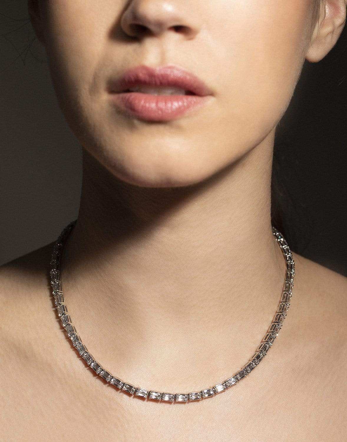 KWIAT-Ashoka Diamond Tennis Necklace-PLATINUM