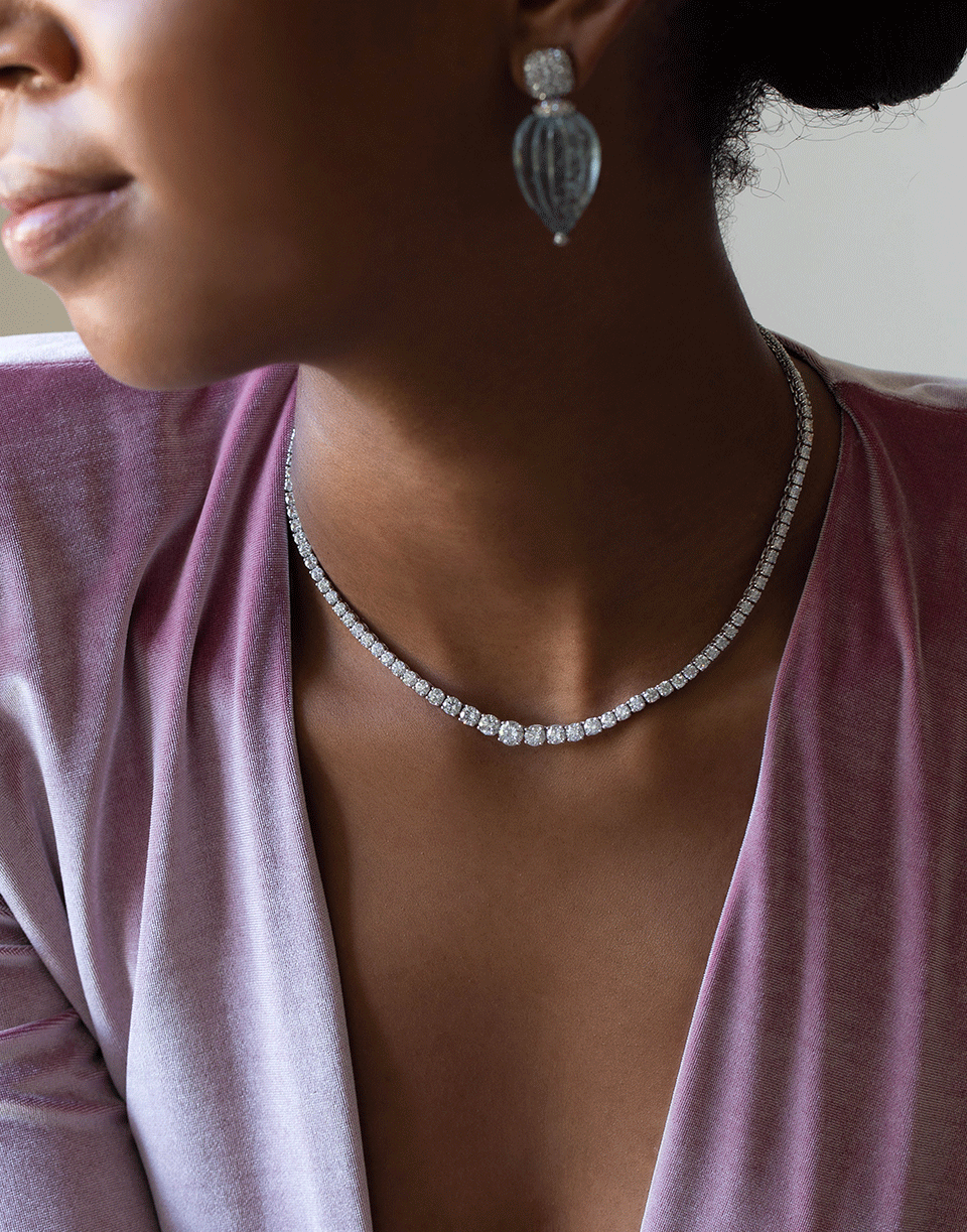 KWIAT-Diamond Riviera Necklace-PLATINUM