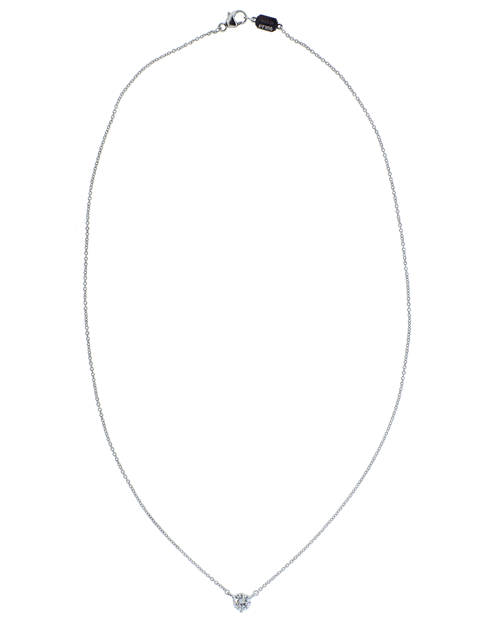 KWIAT-Solitaire Pendant Necklace-PLATINUM