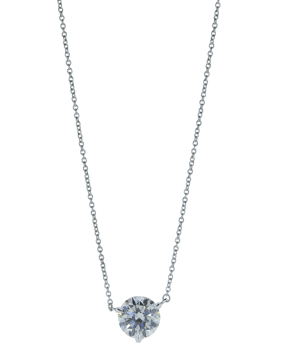 KWIAT-Solitaire Pendant Necklace-PLATINUM