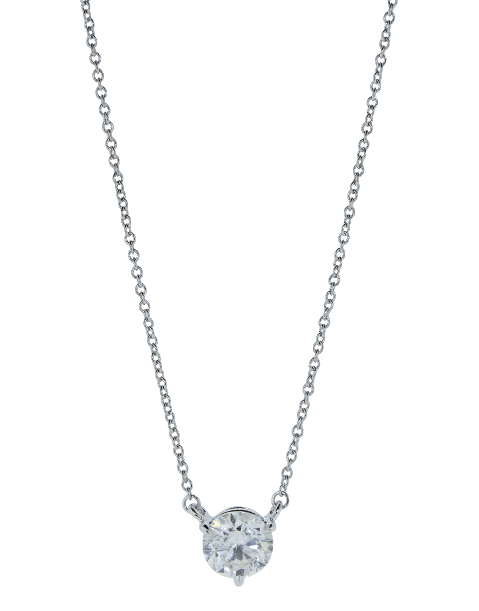 KWIAT-Solitaire Pendant Necklace-PLATINUM