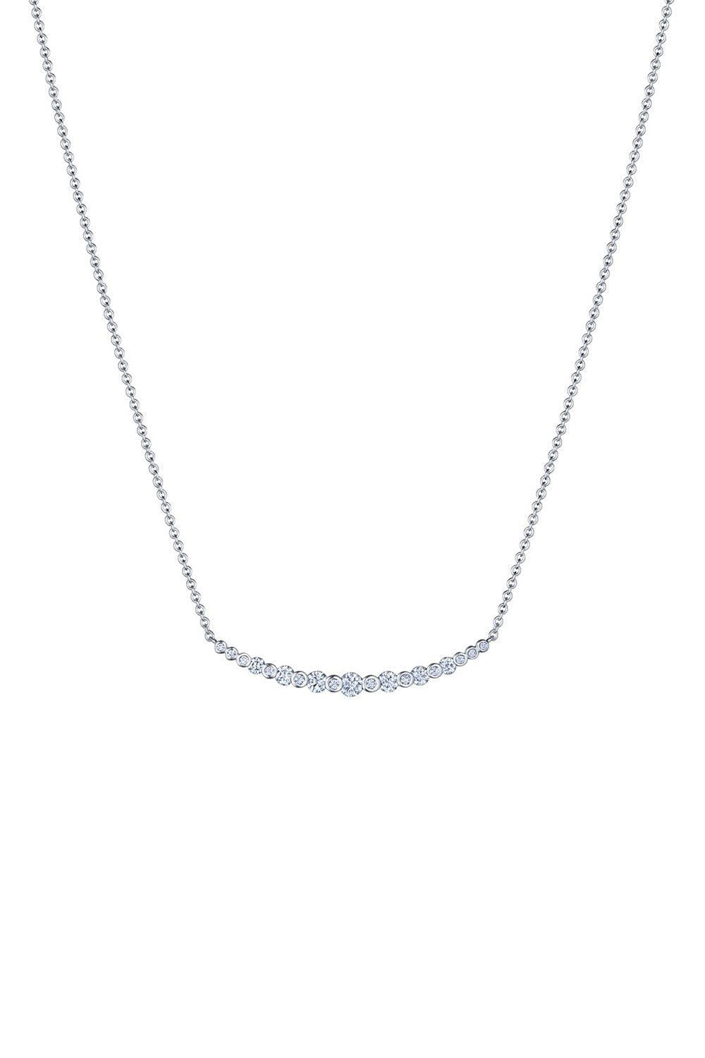 Diamond Lyric Necklace-WHITE GOLD-16-JEWELRYFINE JEWELNECKLACE O-KWIAT