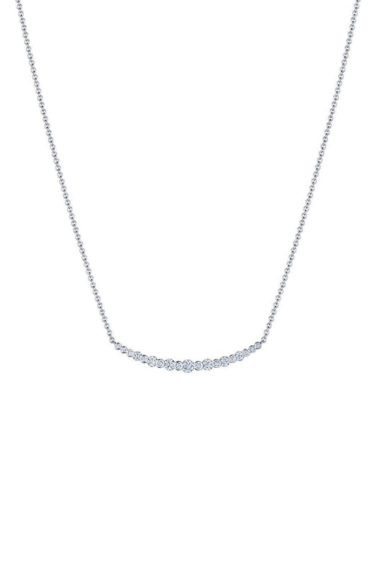 Diamond Lyric Necklace-WHITE GOLD-16-JEWELRYFINE JEWELNECKLACE O-KWIAT