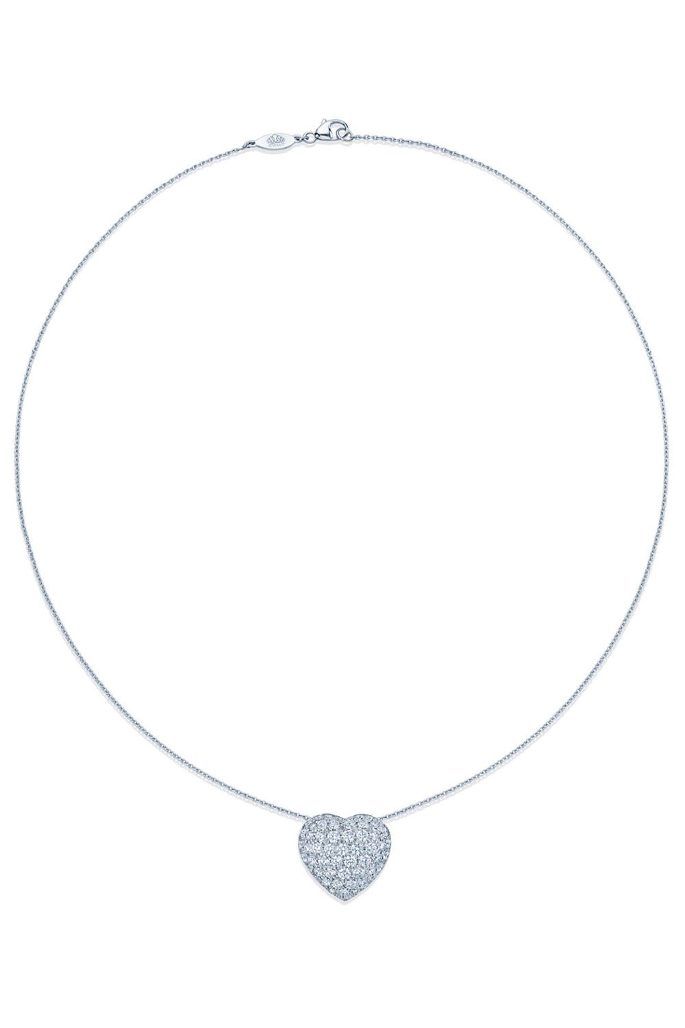 KWIAT-Diamond Heart Pendant-WHITE GOLD