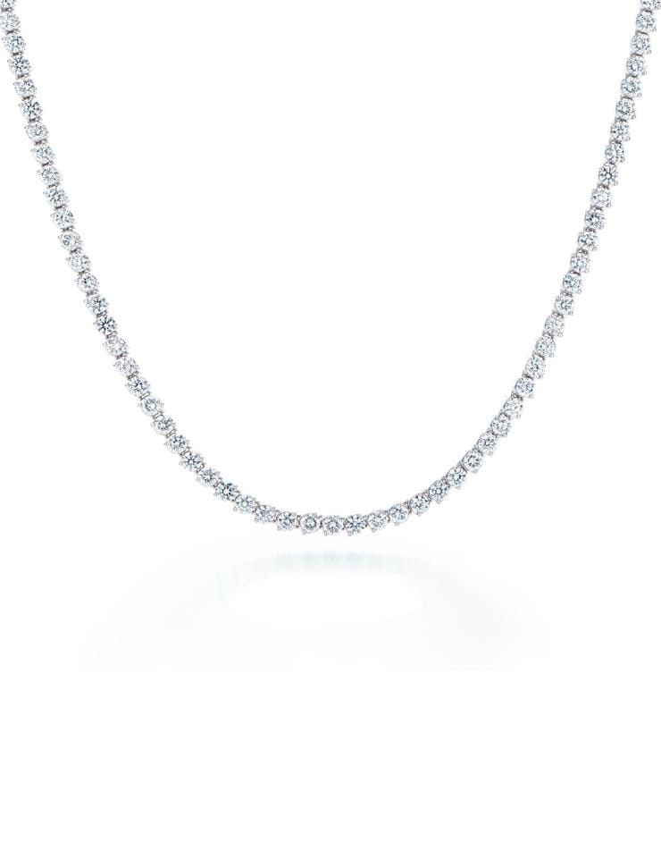 KWIAT-Diamond Line Necklace-WHITE GOLD