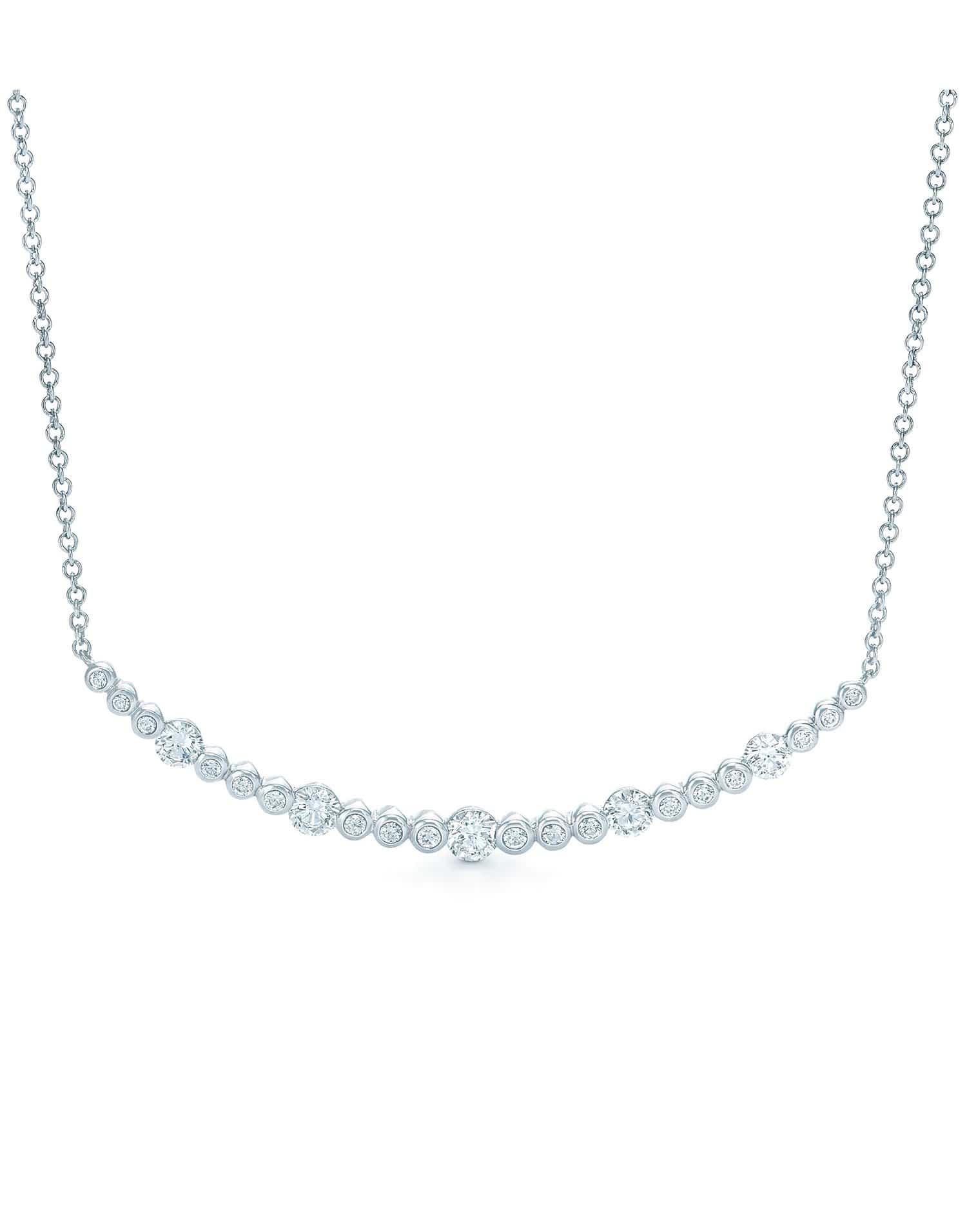 KWIAT-Lyric Diamond Necklace-WHITE GOLD