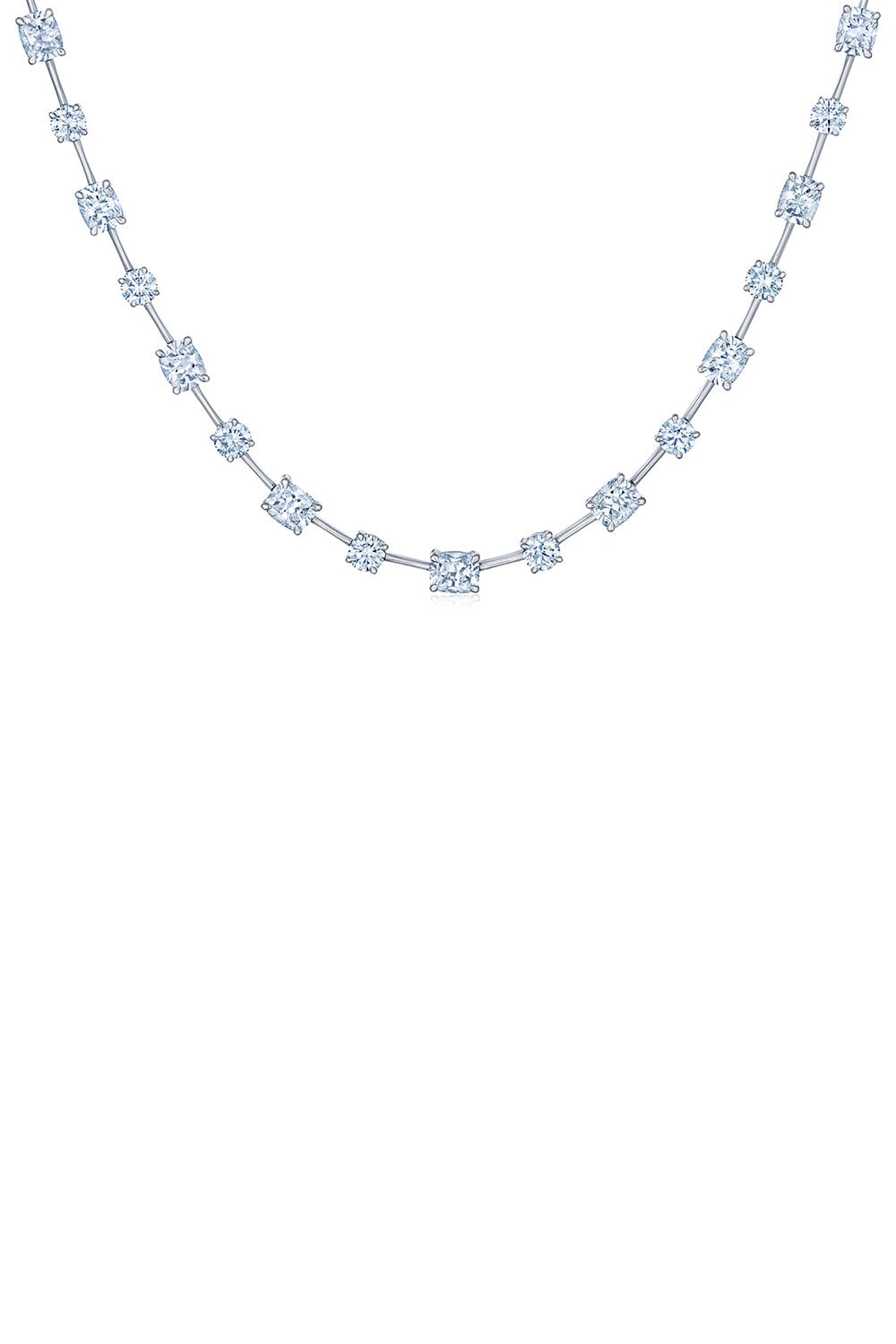 KWIAT-Starry Night Diamond Necklace-WHITE GOLD