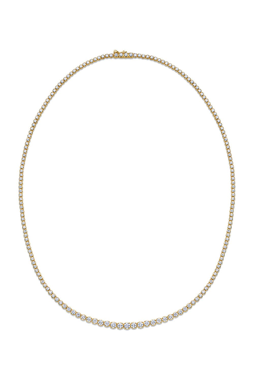 KWIAT-Diamond Line Necklace-YELLOW GOLD
