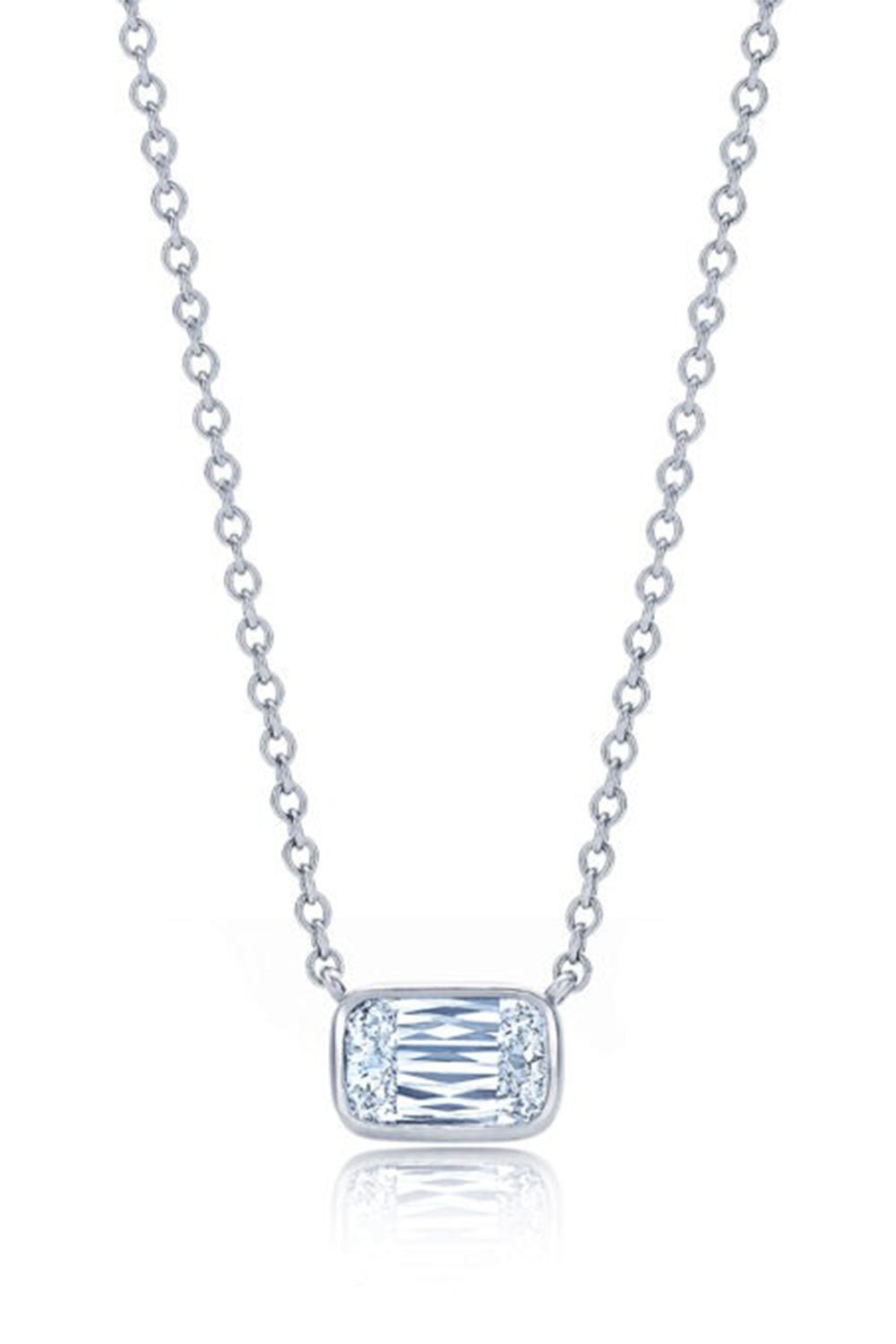 KWIAT-Solitaire Diamond Pendant Necklace-PLATINUM