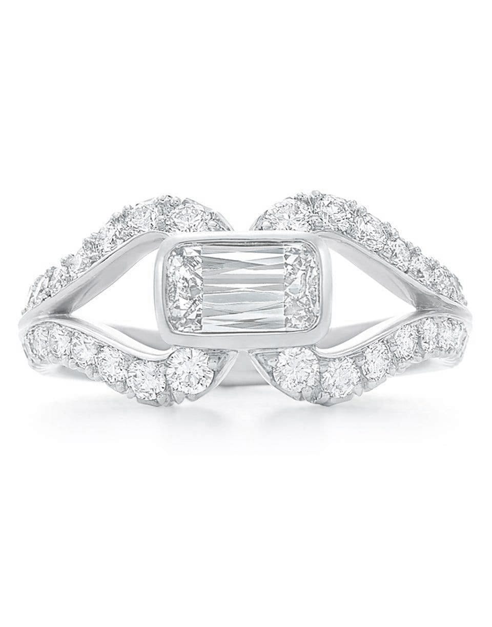 KWIAT-East-West Ashoka Diamond Ring-PLATINUM