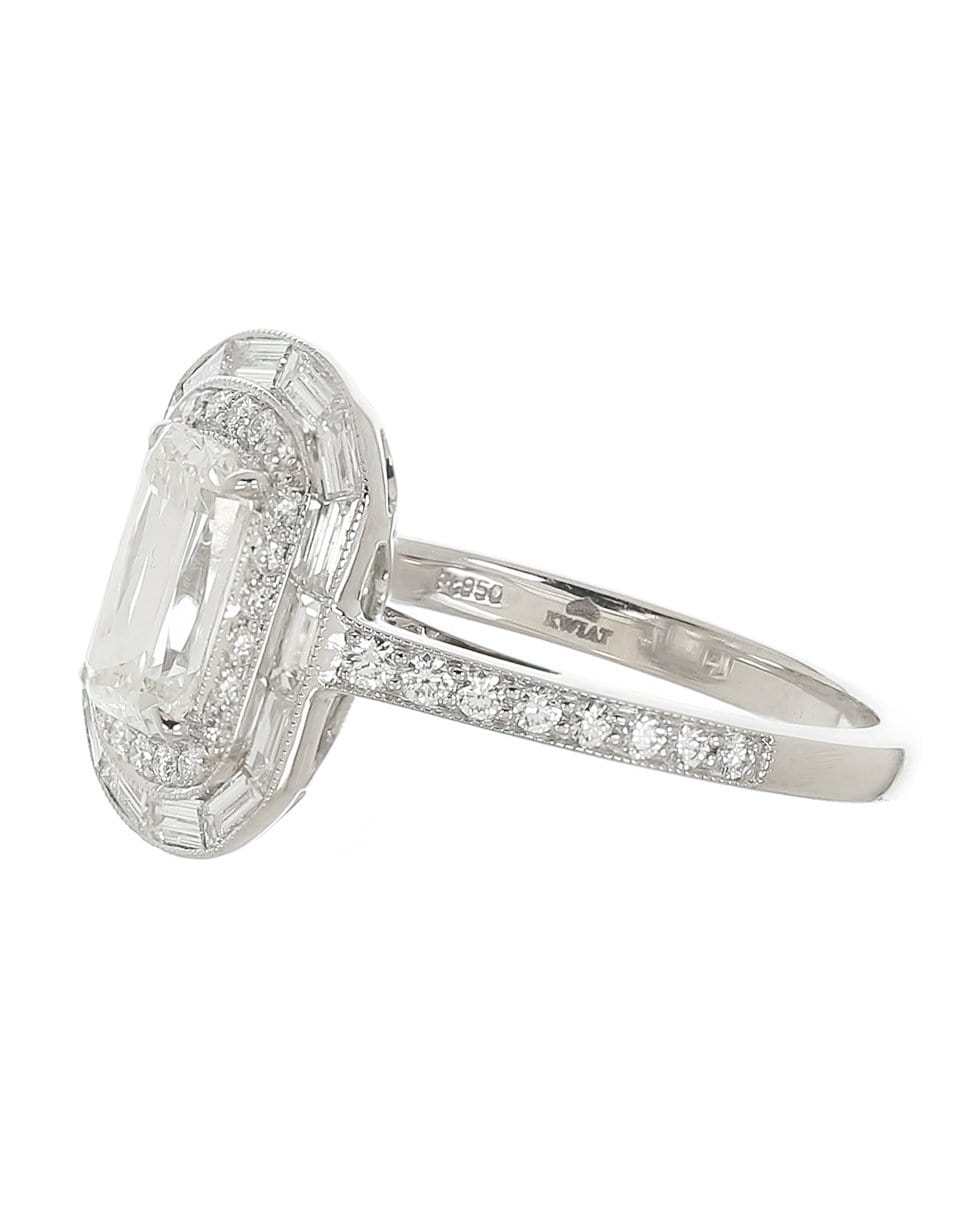KWIAT-Ashoka and Baguette Diamond Ring-PLATINUM