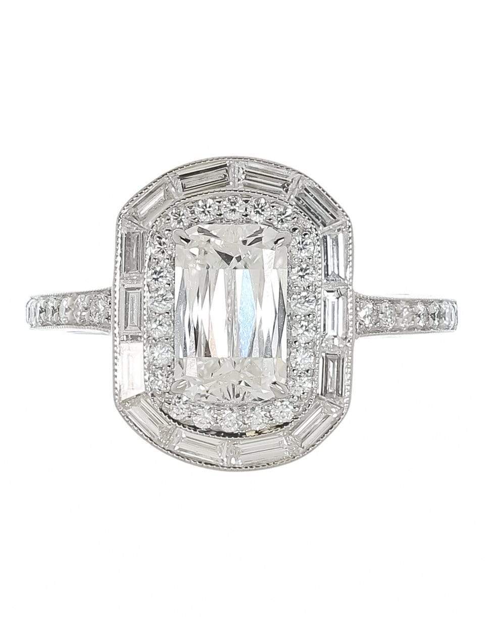 KWIAT-Ashoka and Baguette Diamond Ring-PLATINUM