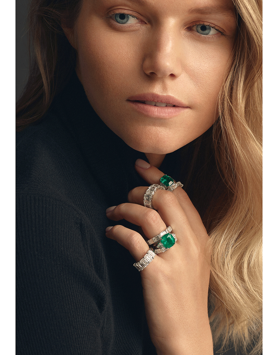 KWIAT-Ashoka Diamond Half Band-PLATINUM