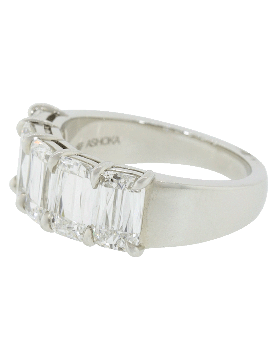 KWIAT-Ashoka Half Diamond Band-PLATINUM