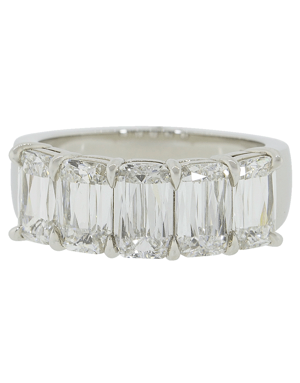 KWIAT-Ashoka Half Diamond Band-PLATINUM