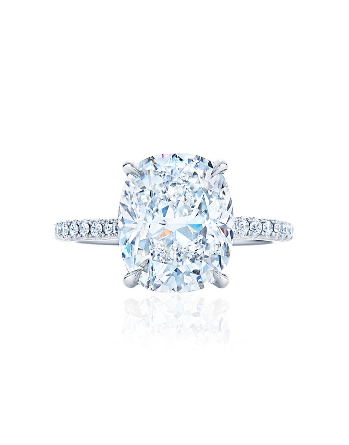 KWIAT-Cushion Cut Engagement Ring - 2.22ctw-PLATINUM