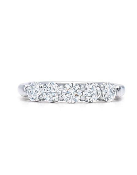 KWIAT-5 Diamond Wedding Ring-PLATINUM