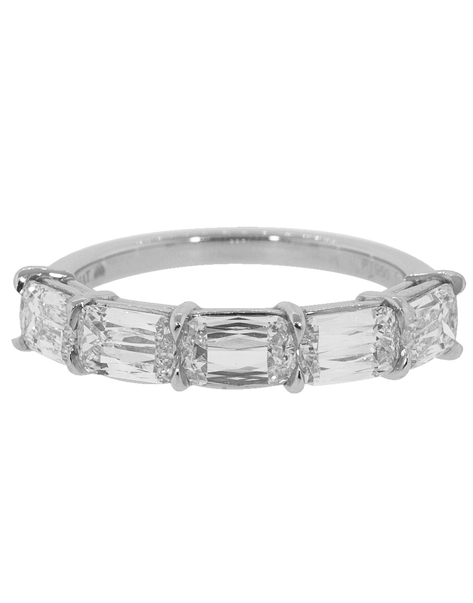KWIAT-Ashoka Half Diamond Band-PLATINUM