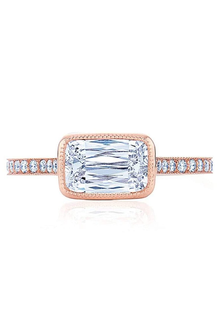 KWIAT-Ashoka Diamond East-West Set Ring-ROSE GOLD