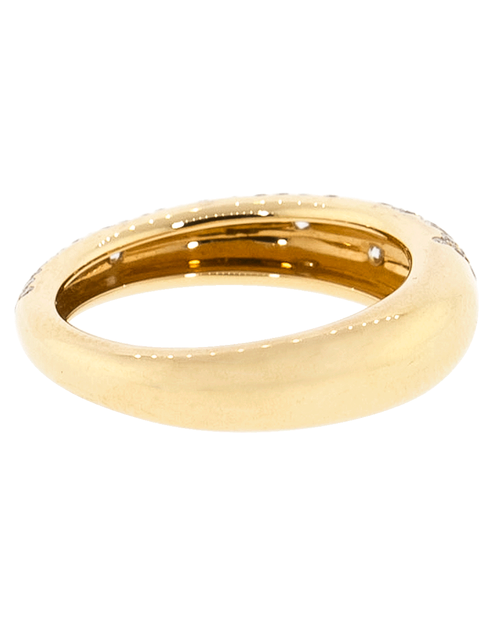KWIAT-Moonlight 3-Row Ring with Pave Diamonds - Rose Gold-ROSE GOLD
