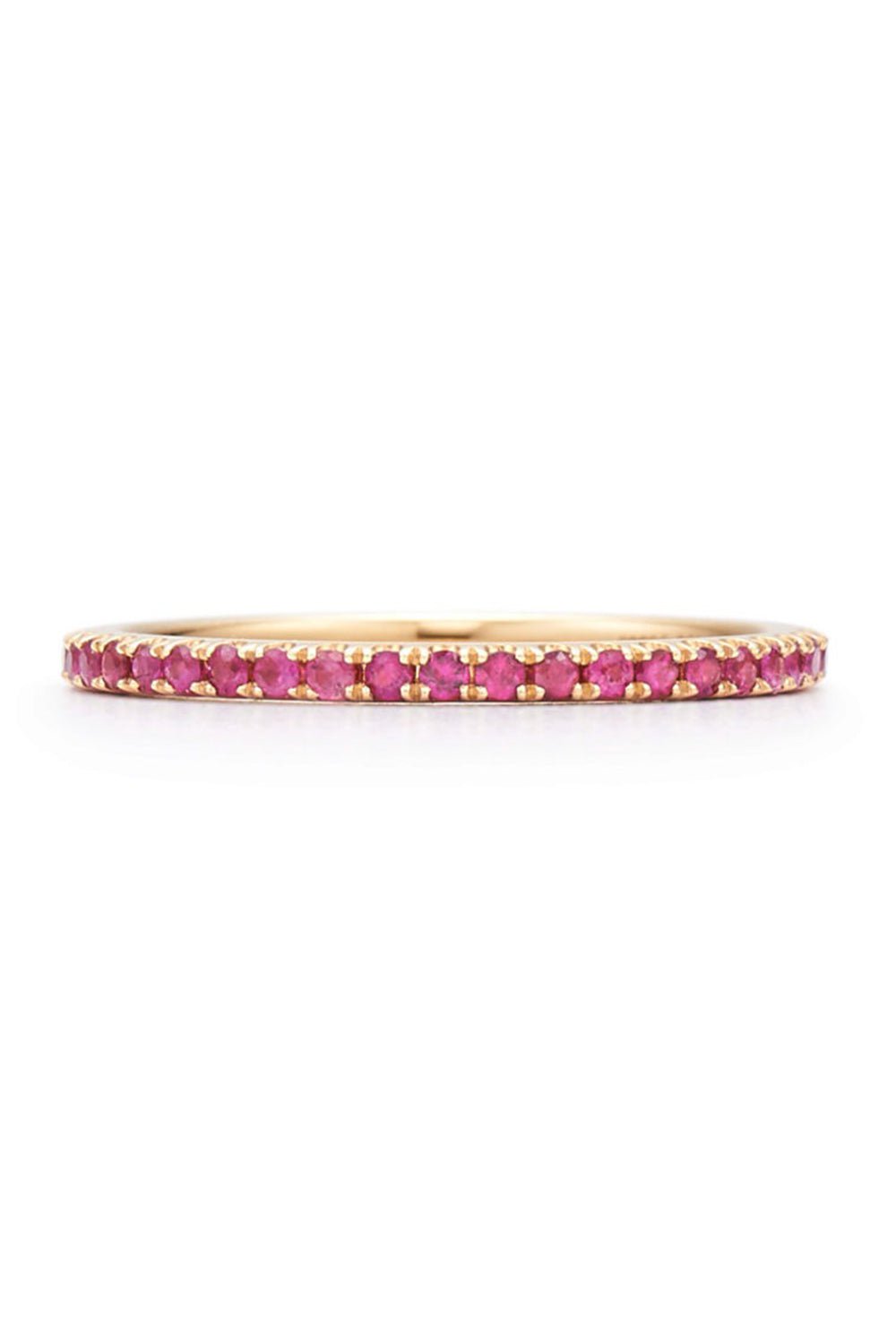 KWIAT-Stackable Slim Ruby Ring-ROSE GOLD