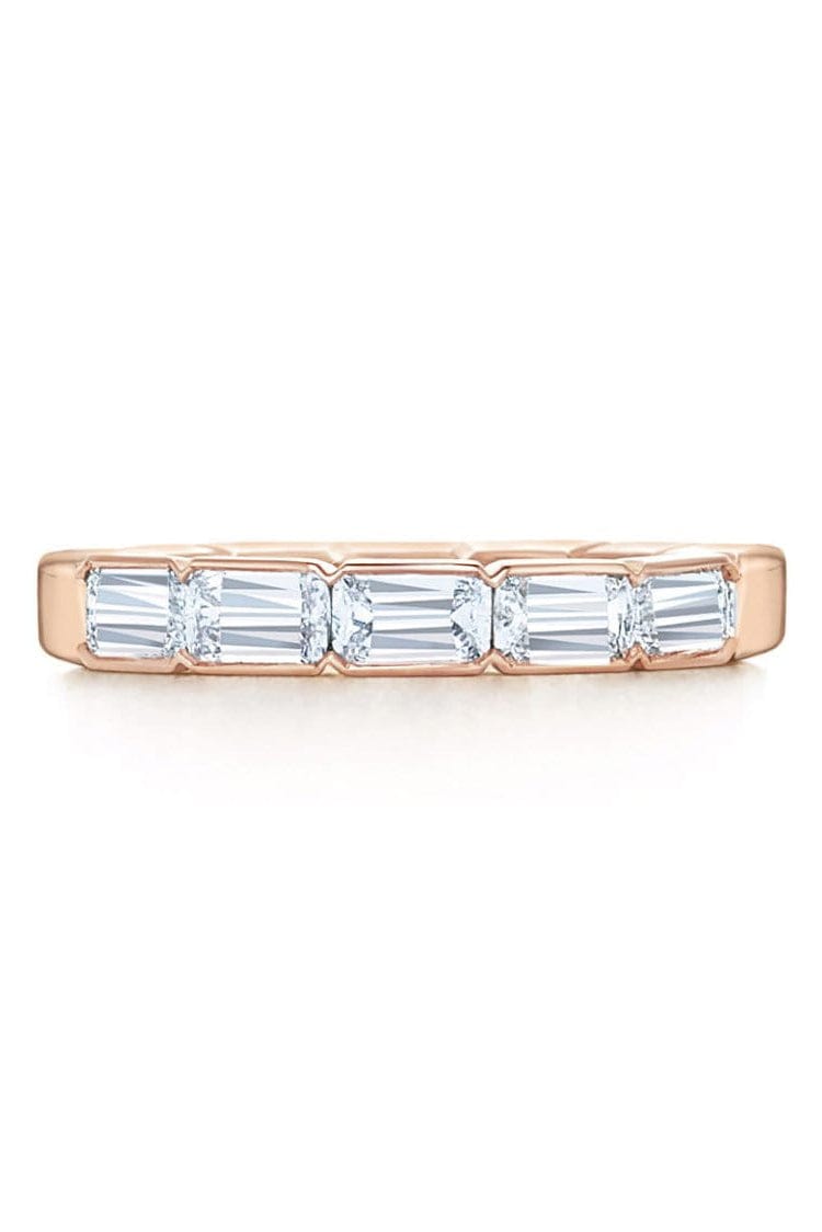 KWIAT-Ashoka East-West Bezel Band-ROSE GOLD