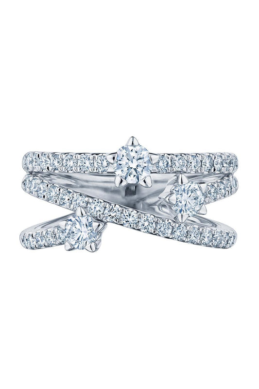 Diamond Star Set Starry Night Ring-WHITE GOLD-6-JEWELRYFINE JEWELRING-KWIAT