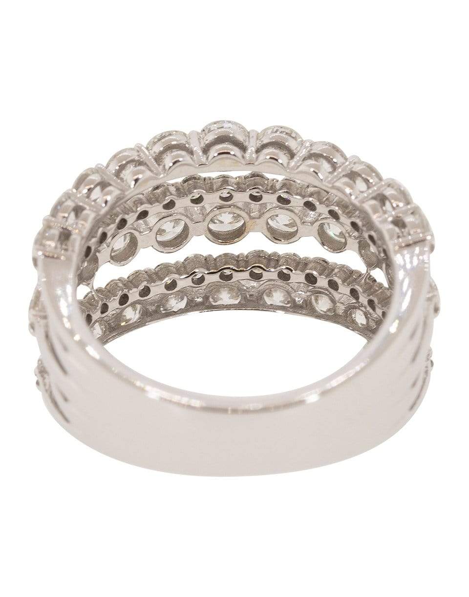 KWIAT-Five Line Diamond Ring-WHITE GOLD